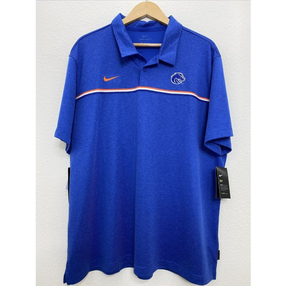 NEW XXL Nike Boise State Broncos Dri-Fit Polo Official On Field CN7841-480